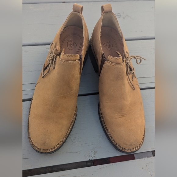 Ariat Womans  Wicklow Brown Leather Suede  Bootie Boots Size 9.5 B - Picture 1 of 15